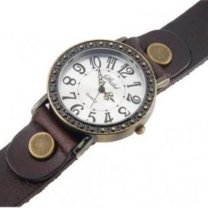 Women's Analog Watch With Pu Leather..